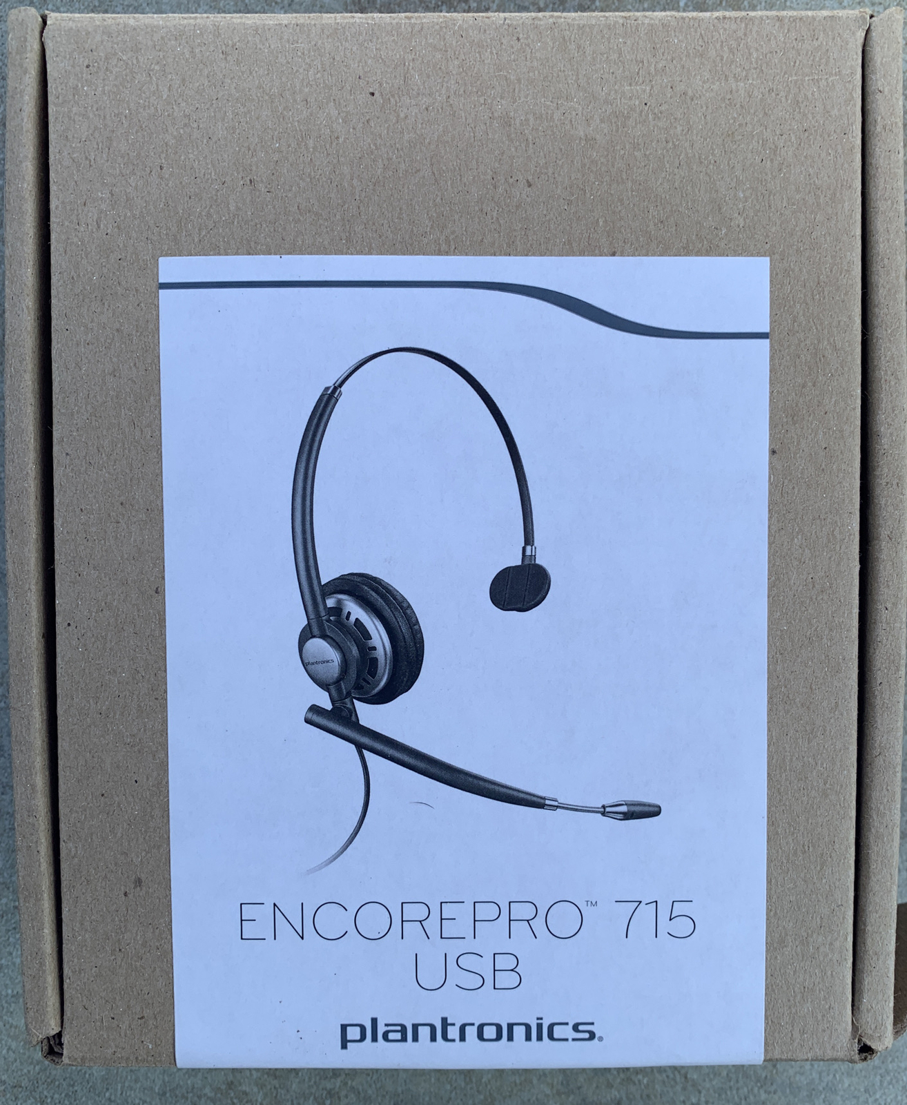 Plantronics EncorePro 715 USB Mono Corded Headset *VGUC