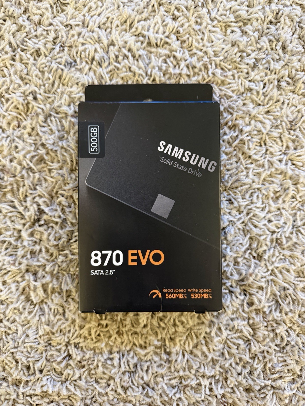 Samsung 870 EVO 500GB 2.5in SATA Internal SSD MZ-77E500B NEW IN BOX SEALED