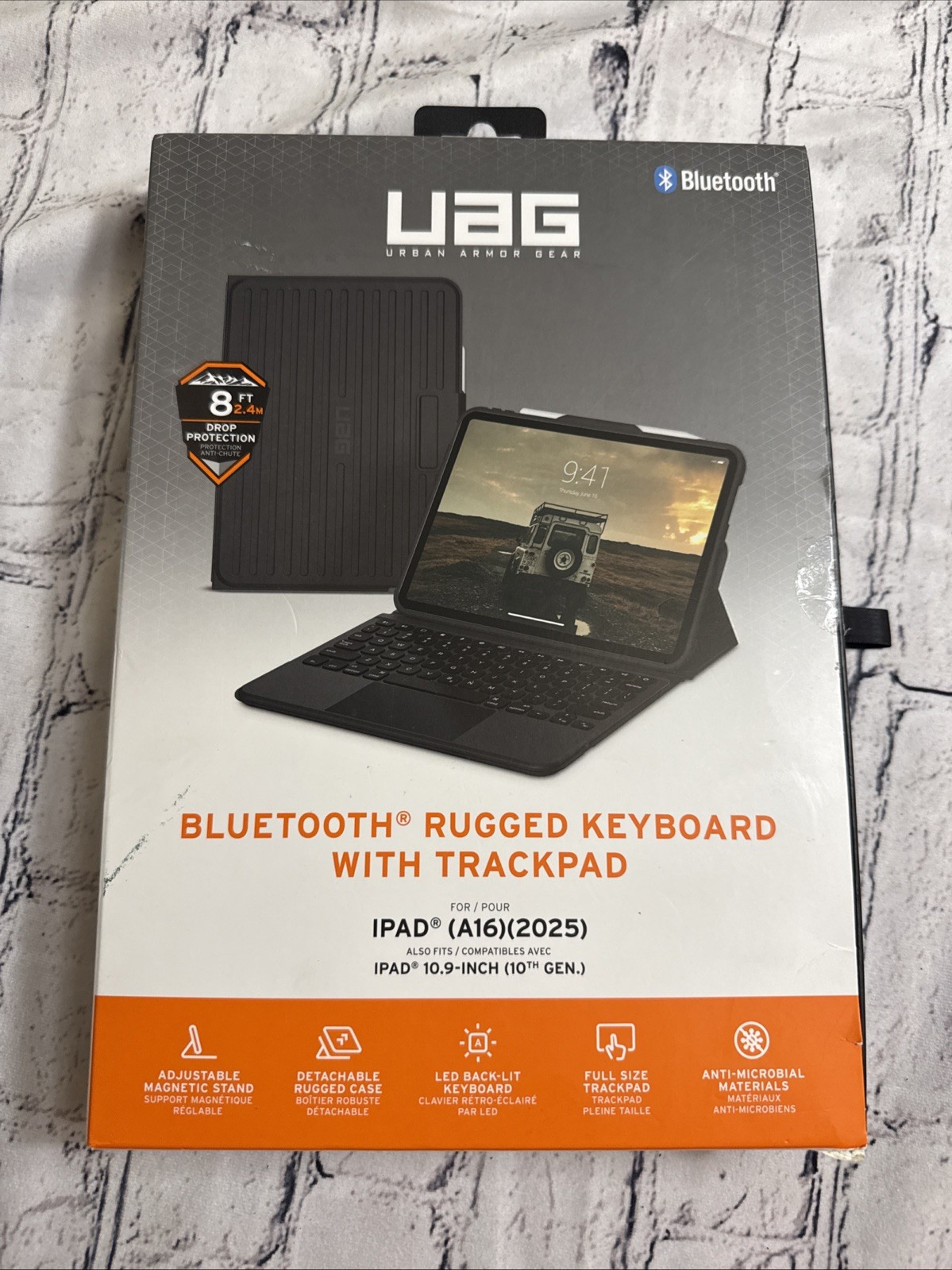 UAG iPad 11" 11th Gen 2025, 10.9" 10th Gen 2022 Case with Keyboard A3354 A3355 -