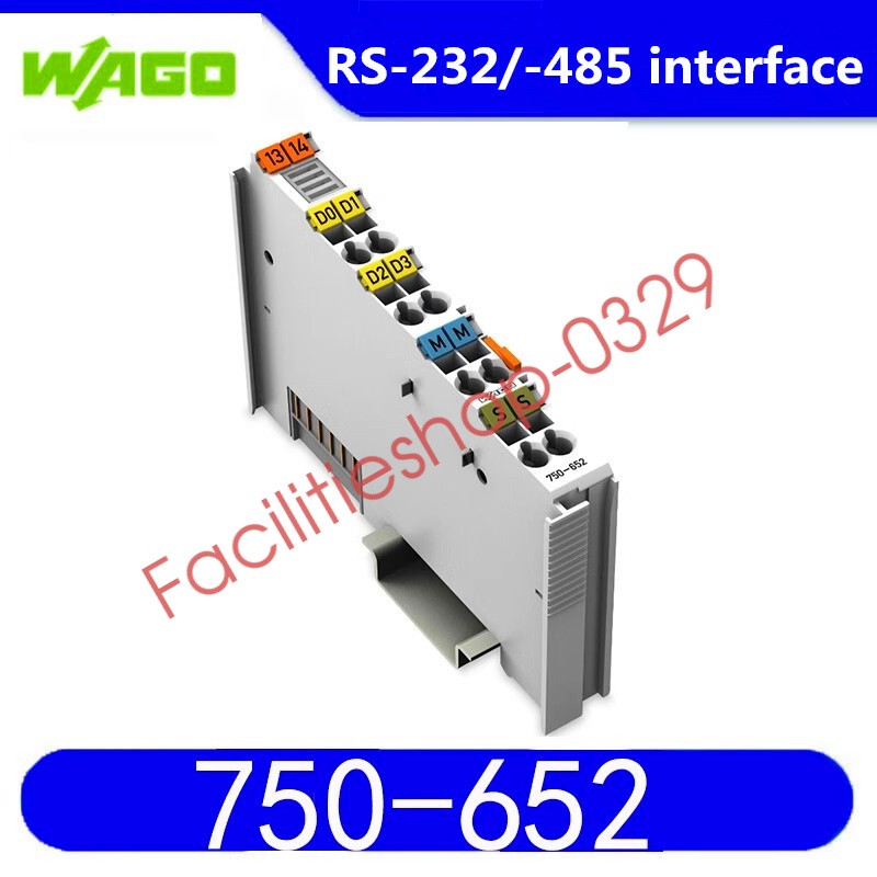 1pcs WAGO-I/O SYSTEM 750-652 Module RS-232/-485 Interface DHL/FedEx