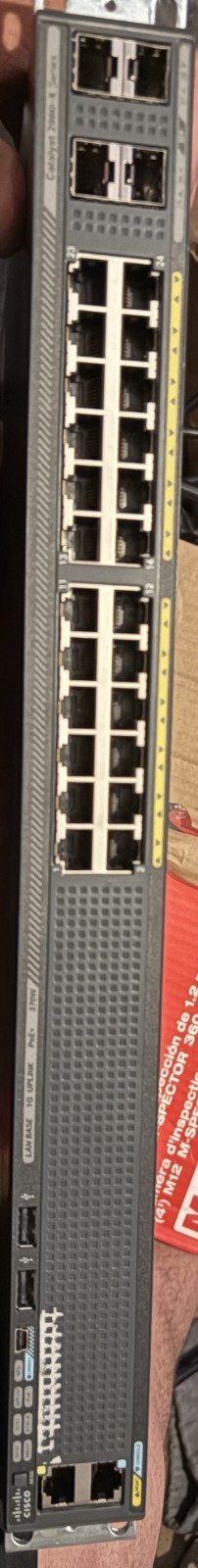 Cisco Catalyst 2960X WS-C2960X-24PS-L 24-Port Gigabit Layer 2 Managed Rack Moun…