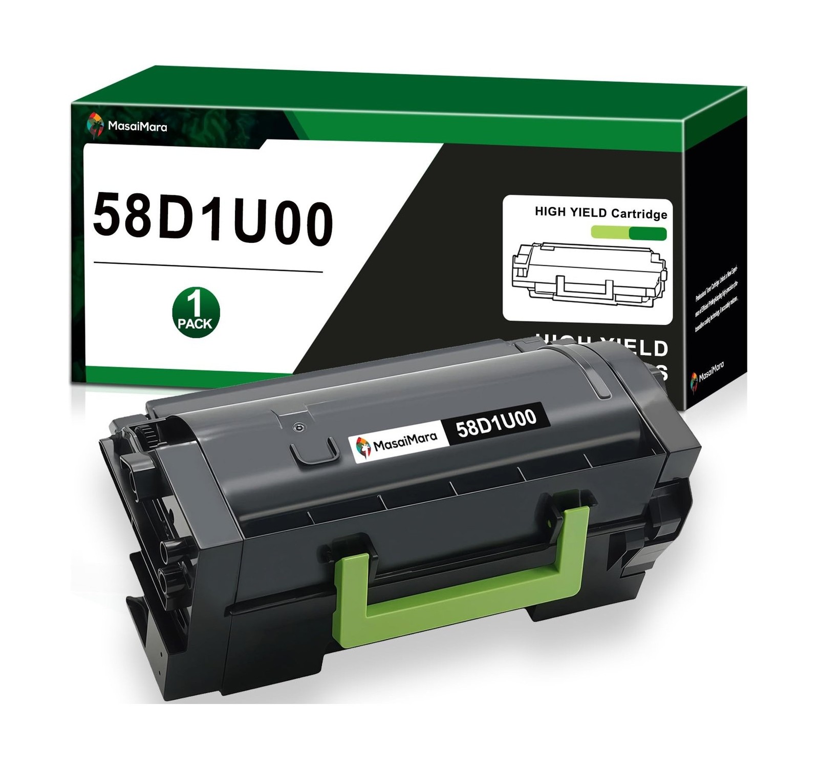 MasaiMara 58D1U00 Ultra High Yield Toner Cartridge for Lexmark MS725 MS725dvn...