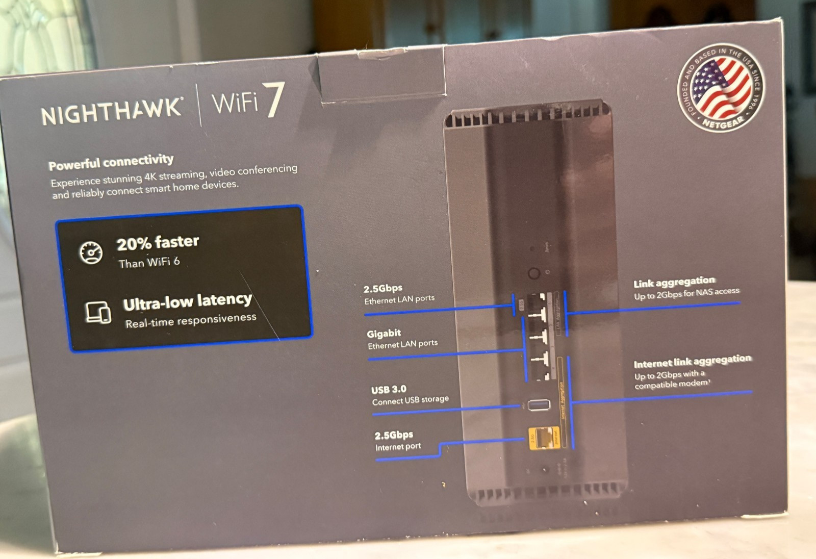 NETGEAR Nighthawk RS200 BE6500 Dual-Band WiFi 7 Router Wireless NEW