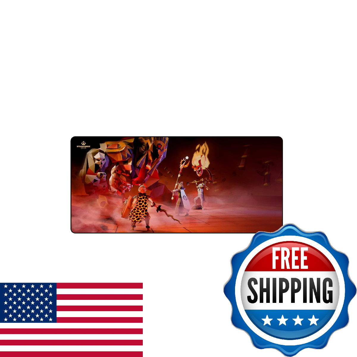 Starforge Leagues Ii - Old School Runescape Gaming Desk Mat Extended Pad
