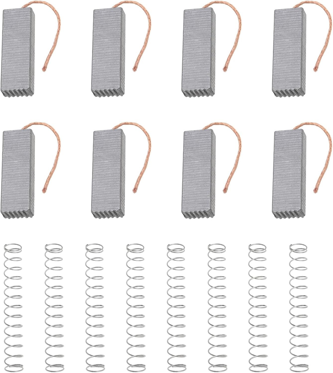 4 Pairs of Motor Carbon Brushes 7 x 11 x 32 mm Compatible with DC01 DC02 DC04