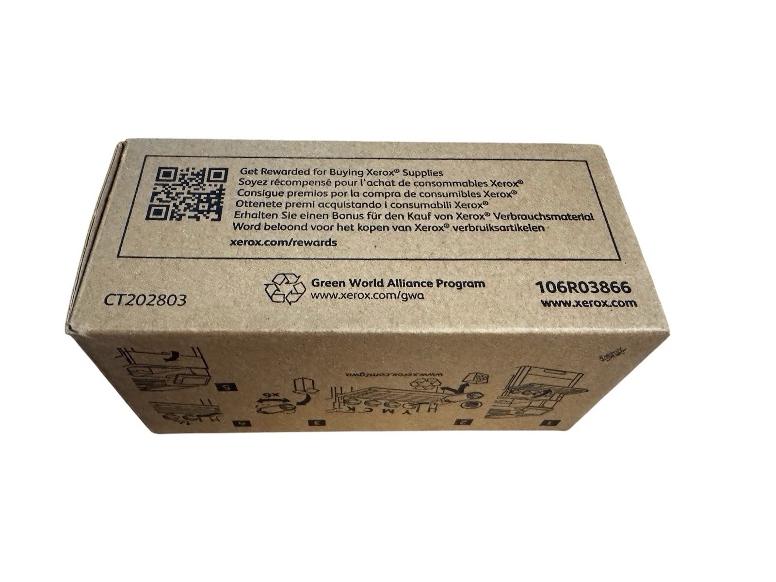 Genuine Xerox 106R03866 Extra High Capacity Cyan Toner for VersaLink C500 C505