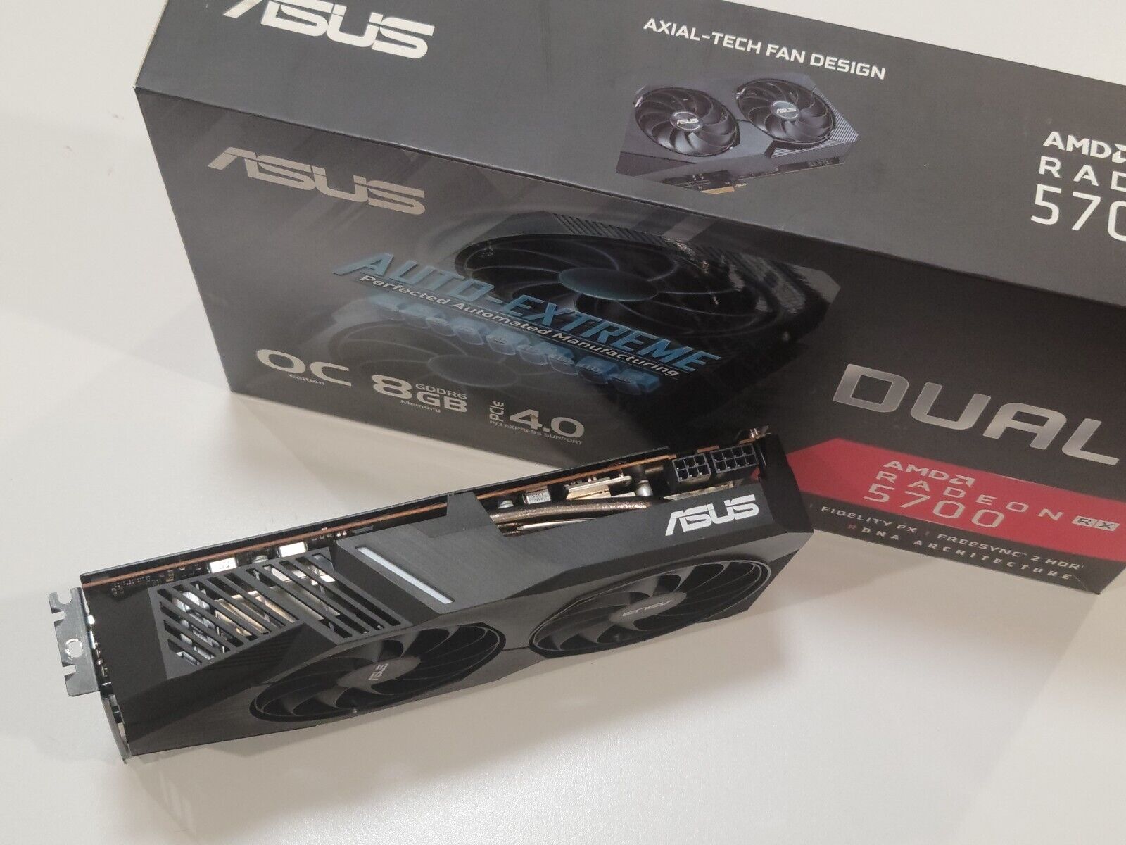 ASUS DUAL EVO OC Radeon RX 5700 8GB GDDR6 HDMI/DPx3 Graphics Card STRESS Tested