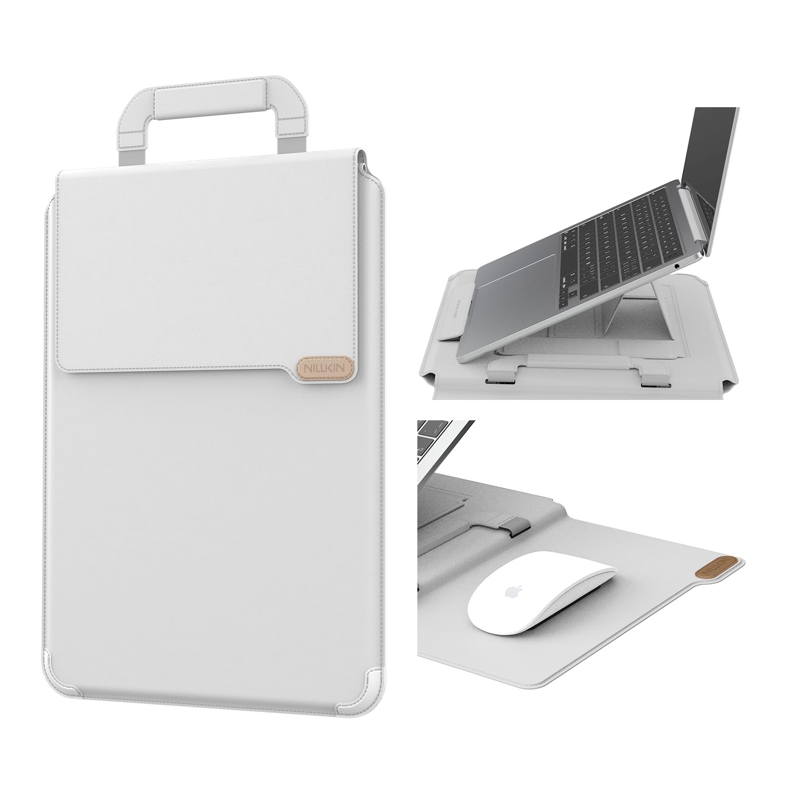 Nillkin Versatile Pro Upgraded 13-16in Laptop Sleeve with Stand & 16.2, Gray