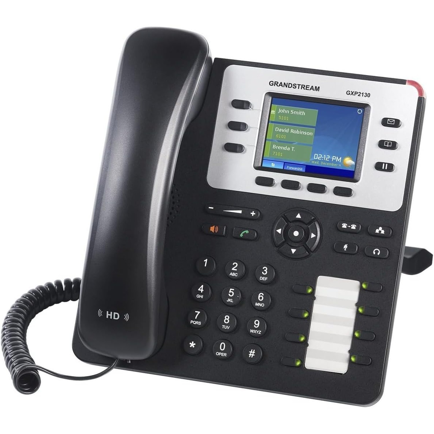 Grandstream GXP2130 IP Phone | 3 Lines, 3 SIP Accounts | 2.8-Inch Color Displ...