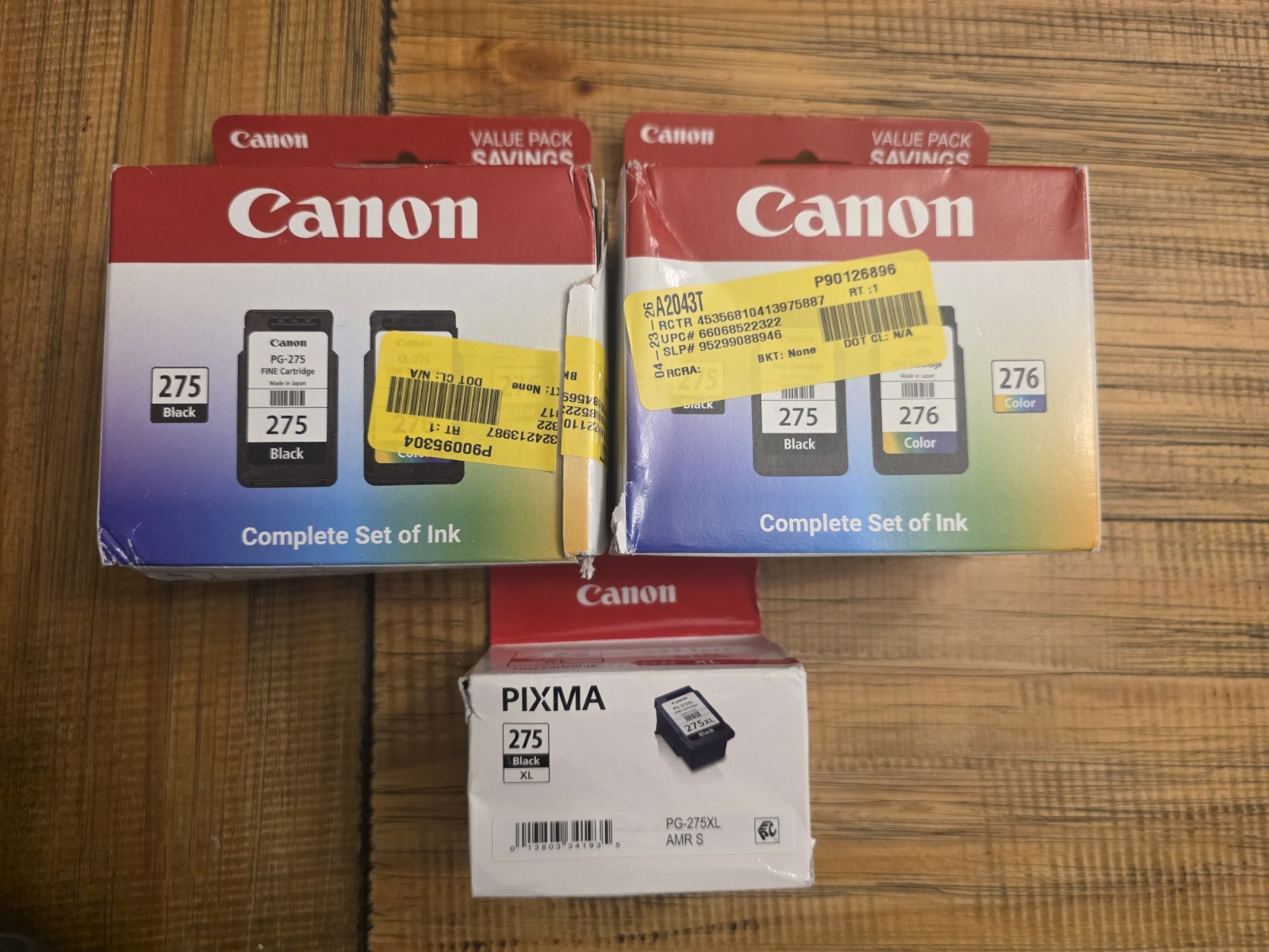 PG-275 CL-276 Ink Cartridges Lot for Canon 275 276 & 275XL Combo Pack Fits PIXMA