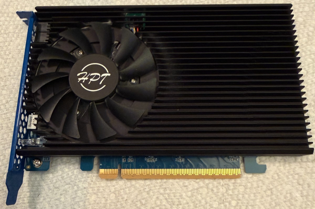 HighPoint Rocket 7604A PCIe Gen5 x16 4-Port M.2 NVMe RAID AIC R7604A