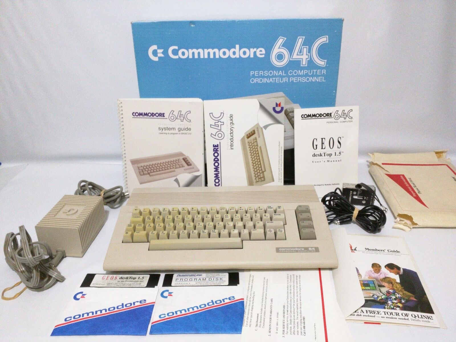 Commodore 64C Personal Computer In Box Complete