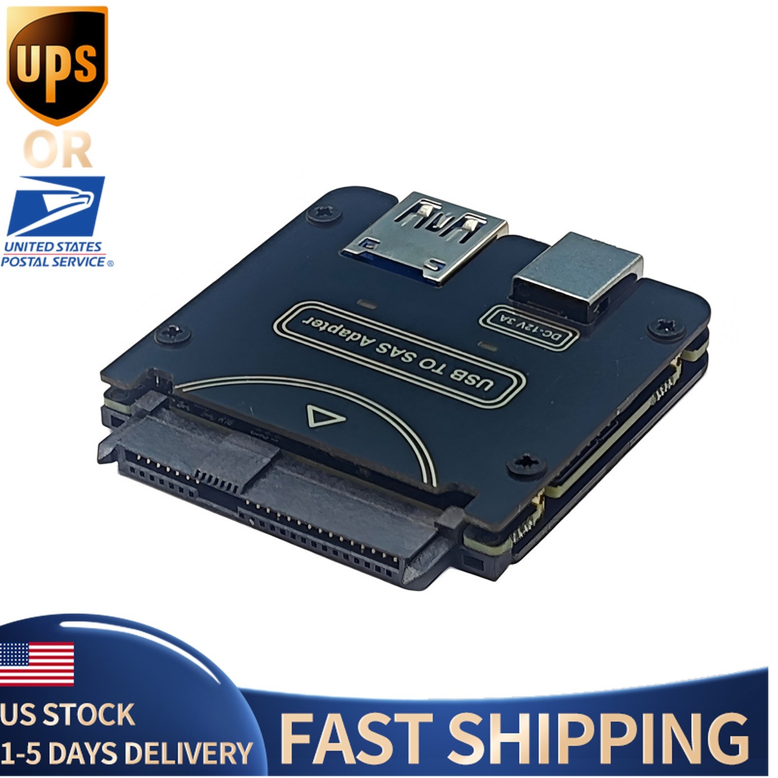 USB 3.0 to SAS Adapter for SFF-8482 SAS Hard Disks to USB 3.0 Converter AdapterE