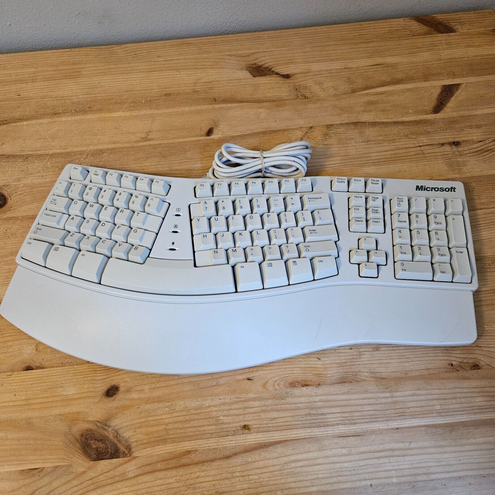Microsoft KU-0045 X06-19331 Natural Keyboard Elite Ergonomic ps2 White B
