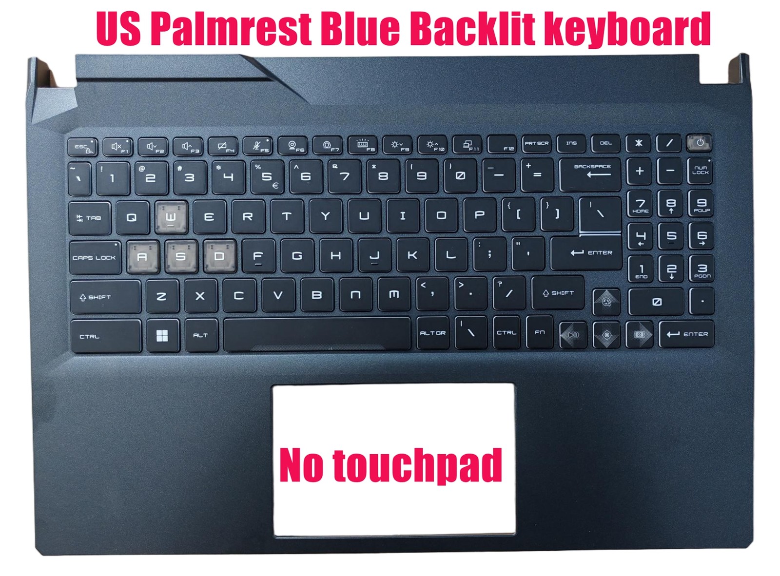 US Palmrest keyboard for MSI Cyborg 15 A13VE/A13VEK/A13VF/A13VFK(MS-15K1)