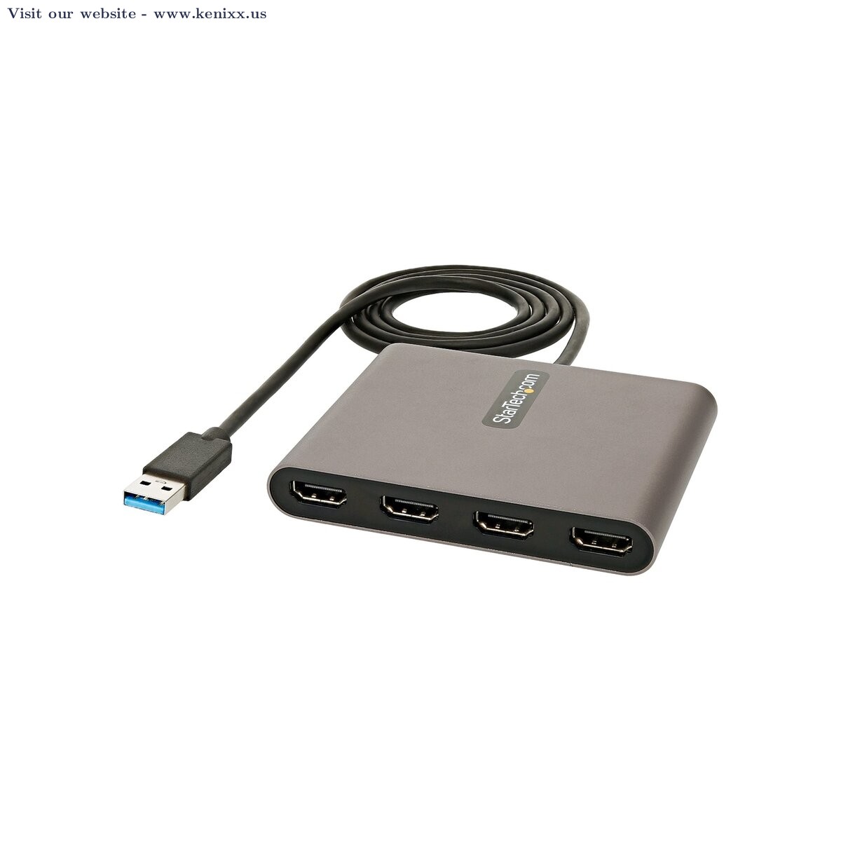 StarTech.com USB 3.0 to 4x HDMI Adapter - External Video & Graphics Card - US...