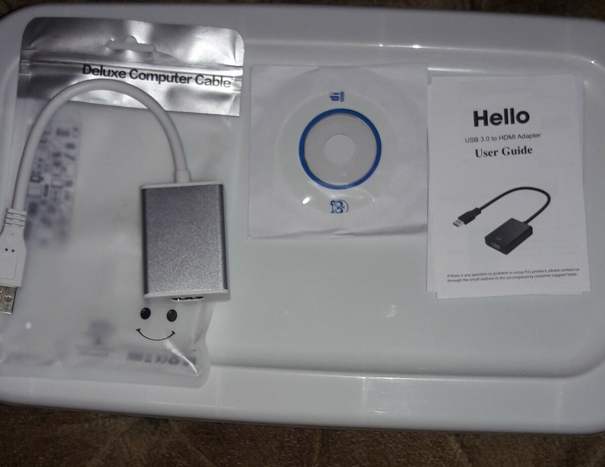 Deluxe Computer Cable Adapter USB 3.0 To HDMI