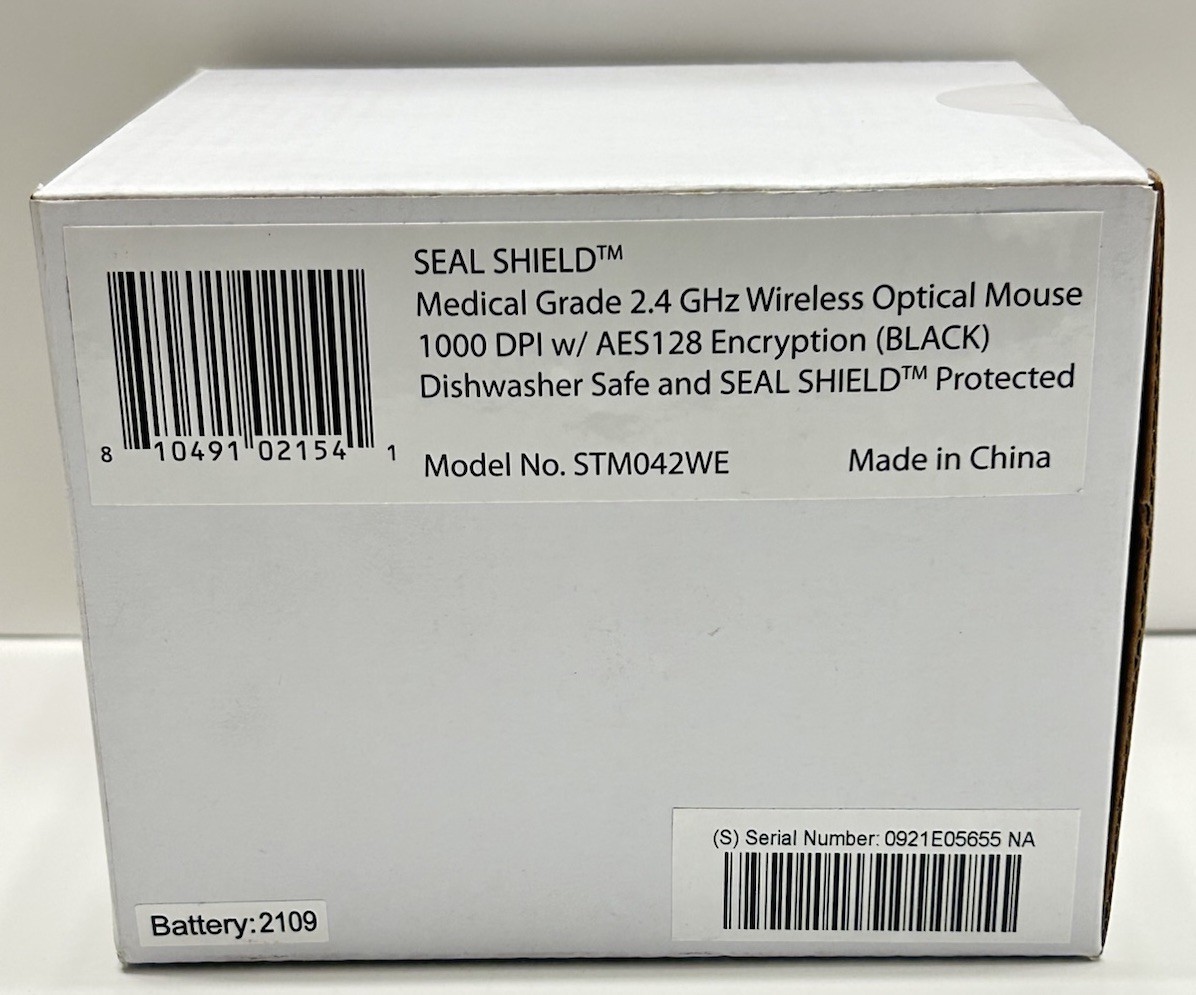 Seal Shield 2-button Silver-storm Washable Medical Grade Wireless STM042WE
