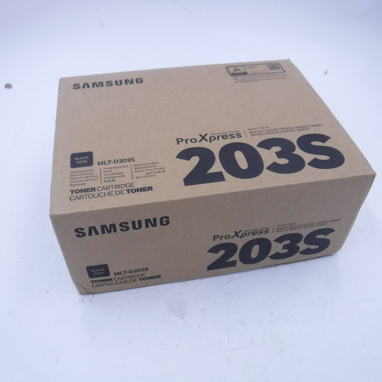 OEM Samsung MLT-D203S/XAA 203S Black Toner Cartridge ProExpress M3310 Sealed