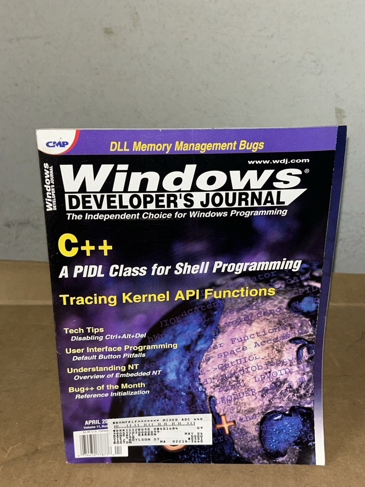Windows Developer Journal 2000 C++: PIDL Class For Shell Programming, API
