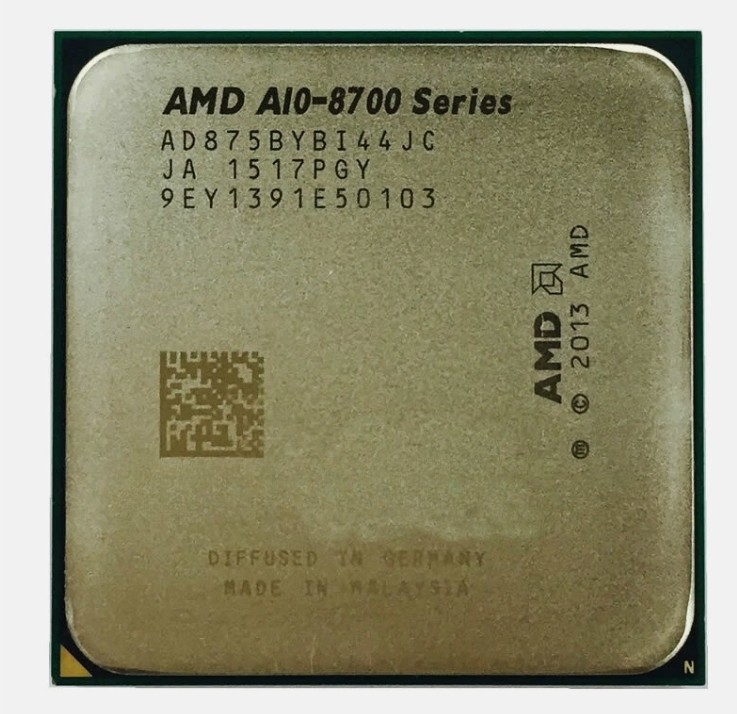 AMD A10-8750B FM2+ CPU APU AD875BYBI44JC quad-core 3.6GHz 65W