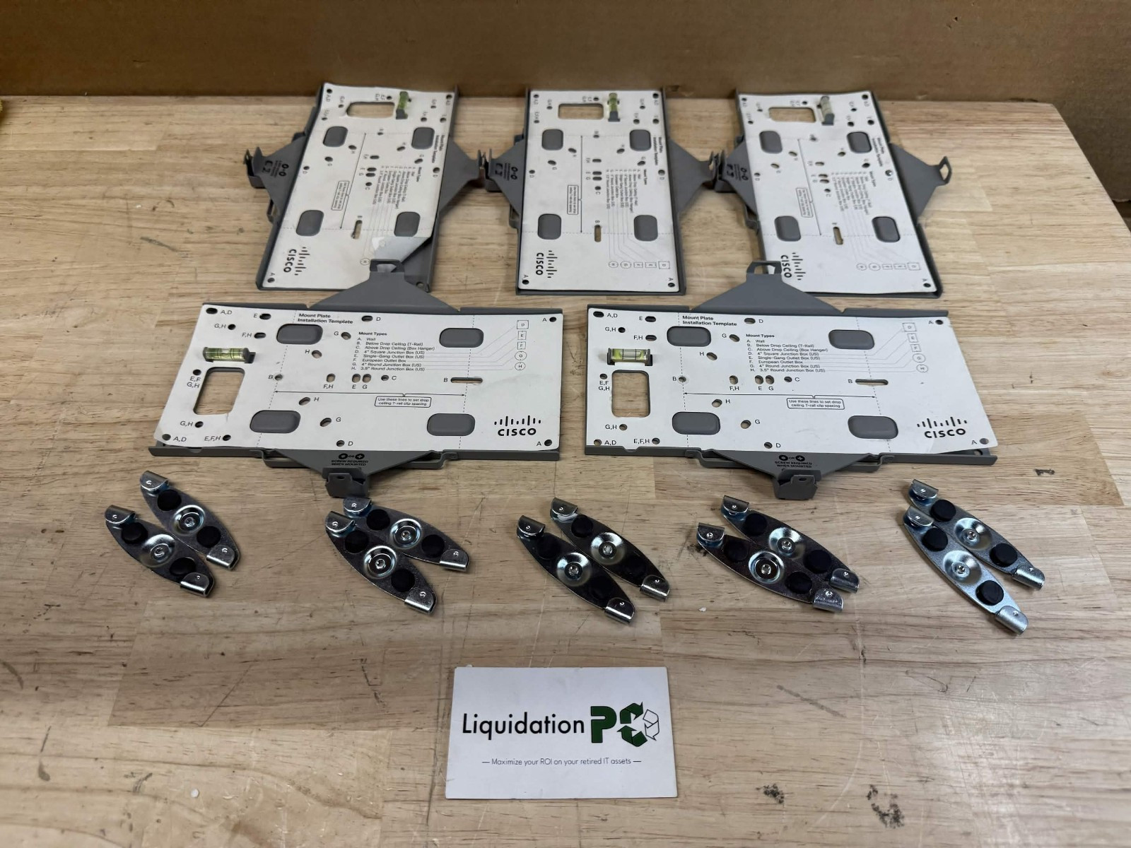 Lot of 5 Cisco Meraki MA-MNT-MR-6 Mounting Plate Bracket MR32✅ MR34✅ MR42✅