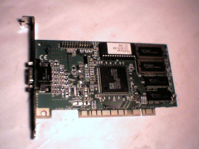PCI Video card ATI 2MB  109-32100-20 Mach64  EXM321 WinCharger 113-32114-104 VGA