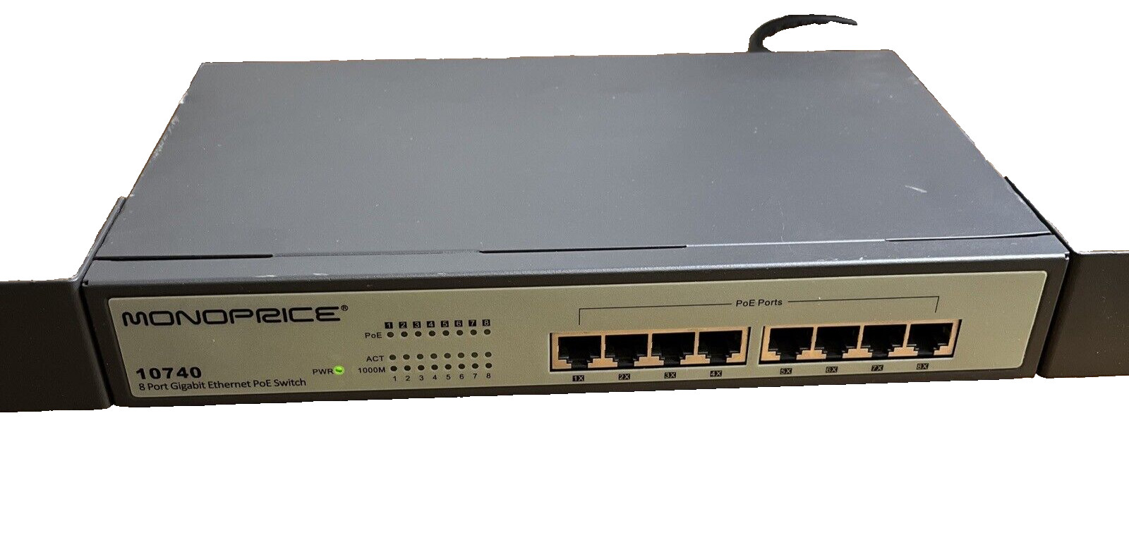 MONOPRICE 10740 POE SWITCH/ 8 PORT POE/ 802.3AF, FREE S&H