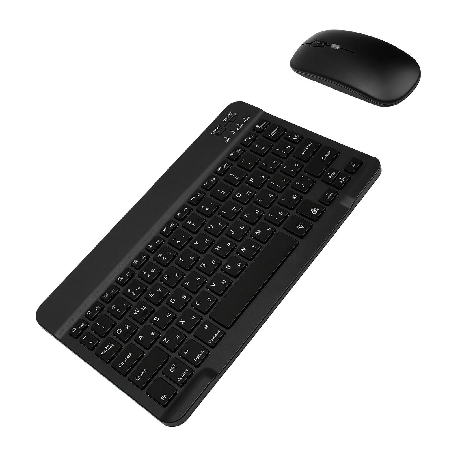 10in Russian Keyboard Bluetooth Keyboard Wireless Keyboard RGB Backlit Keybo BT0