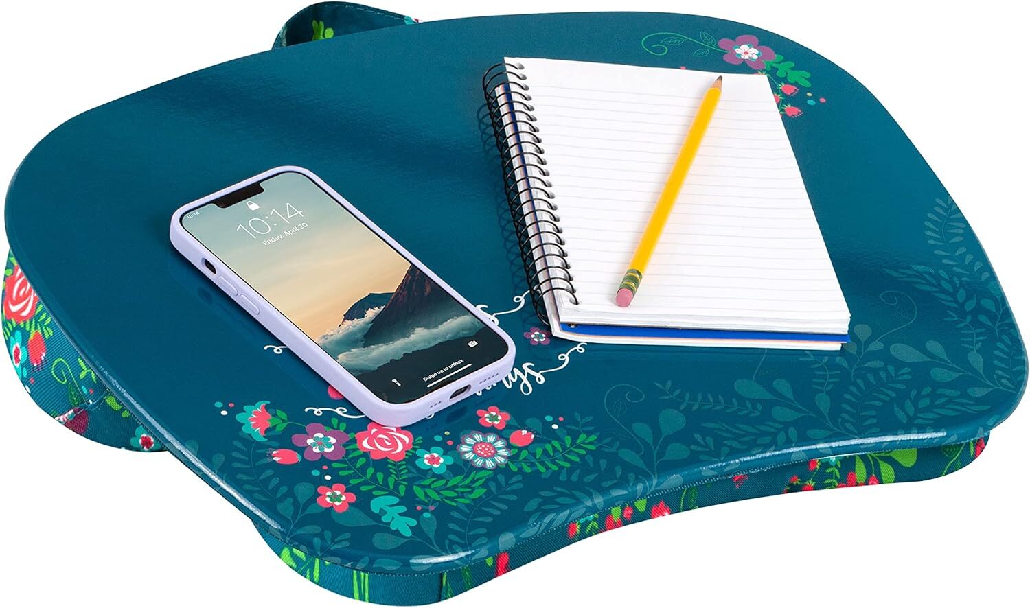 Mystyle Lap Desk For Laptops Tablets Portable Soft Cushion Fun Colors 17X13.2