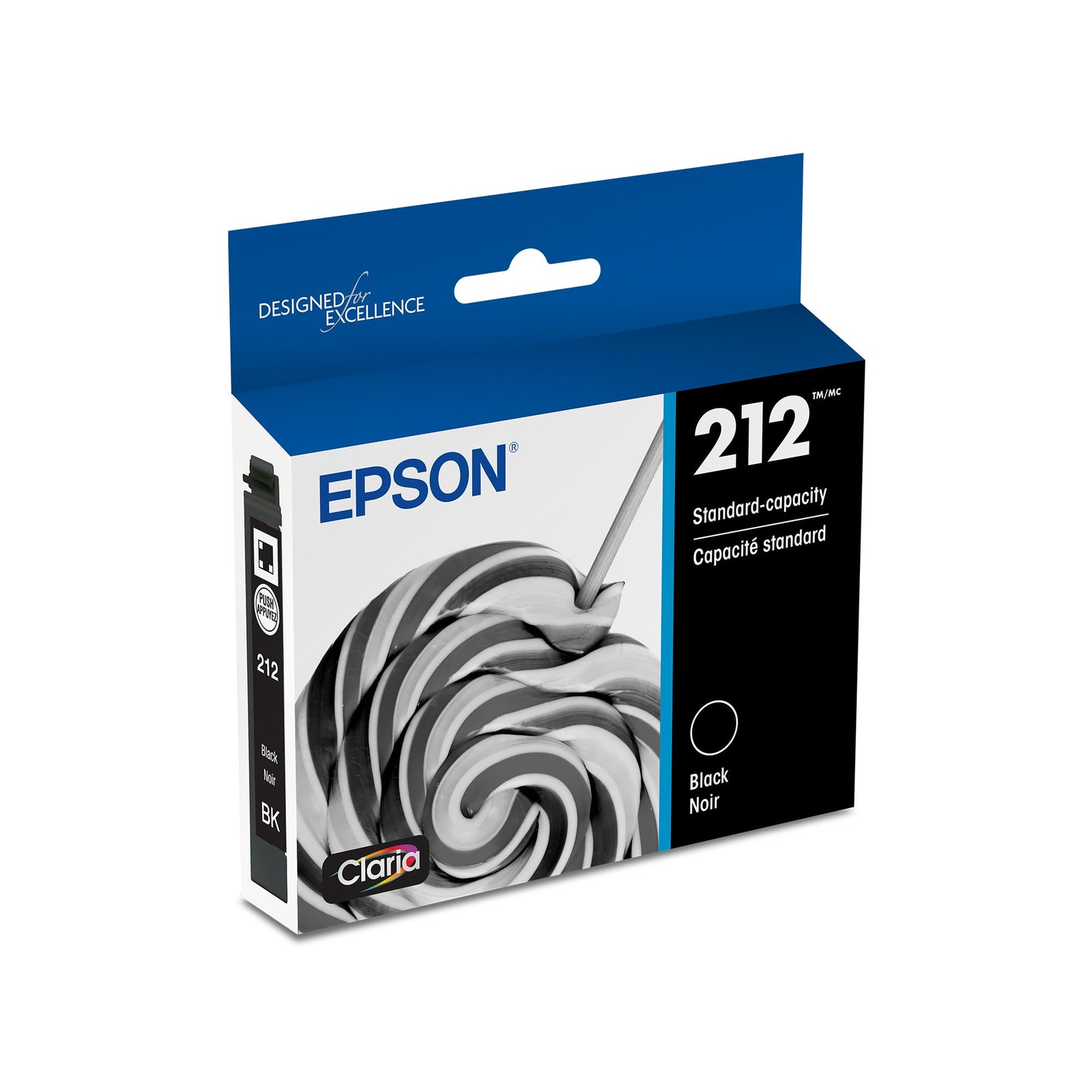 Epson 212 Claria Standard Black Ink T212120-S WF-2830 WF-2850 Open Box
