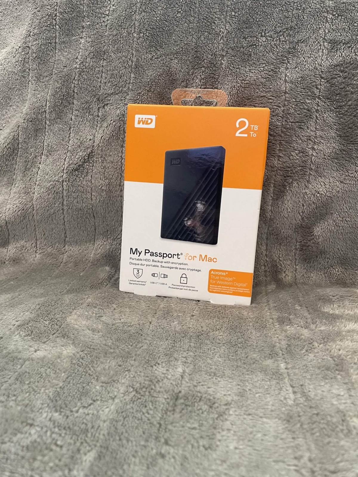 [NEW] - Western Digital My Passport For Mac 2TB Portable HDD - Black