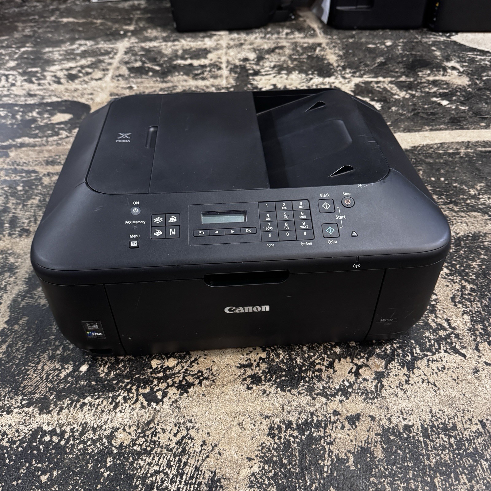 Canon PIXMA MX400 series wireless all-in-one printer, Black, MX452, Tested