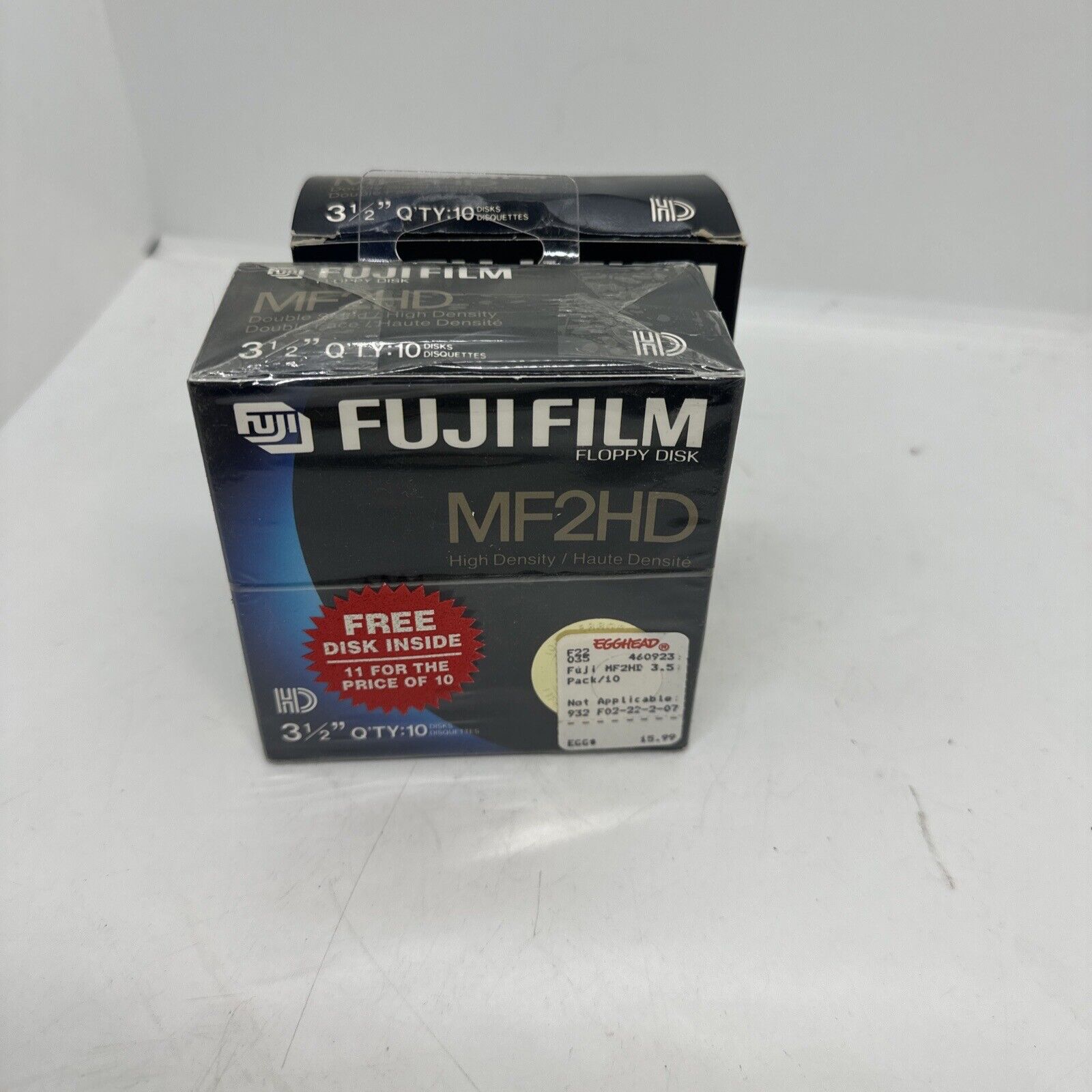 Fujifilm Floppy Disk MF2HD 3 1/2 inch New Pack of 10 Plus 8 More