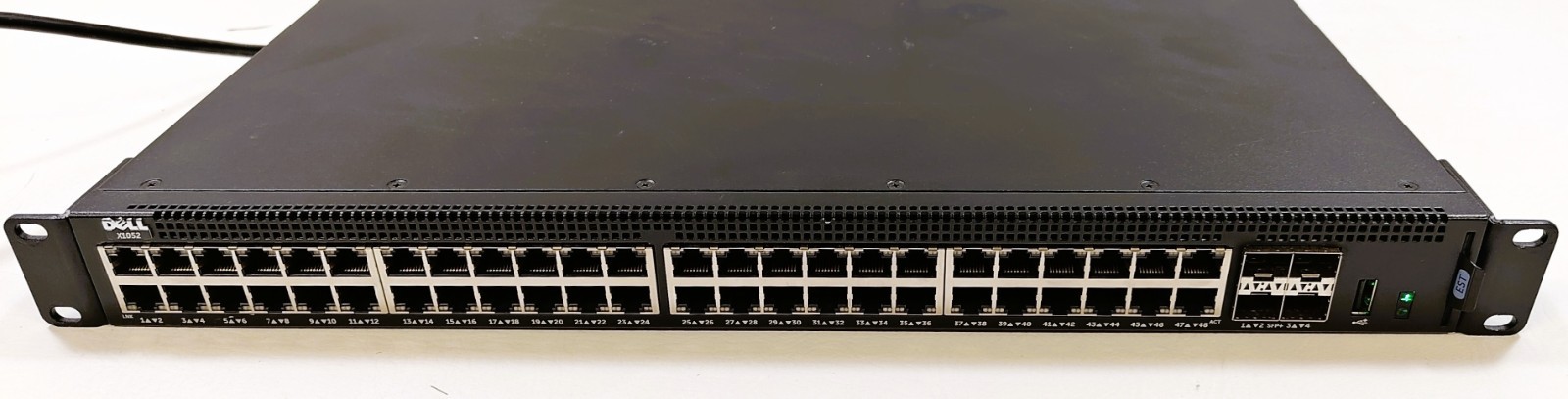 Dell Networking X1052 48-Port Gigabit L3 Managed Switch w/4 SFP+ 10GbE Uplinks