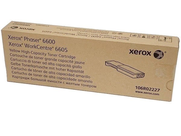 Genuine Xerox 106R02227 Yellow Toner, Brand New Sealed Box, We Ship Fast