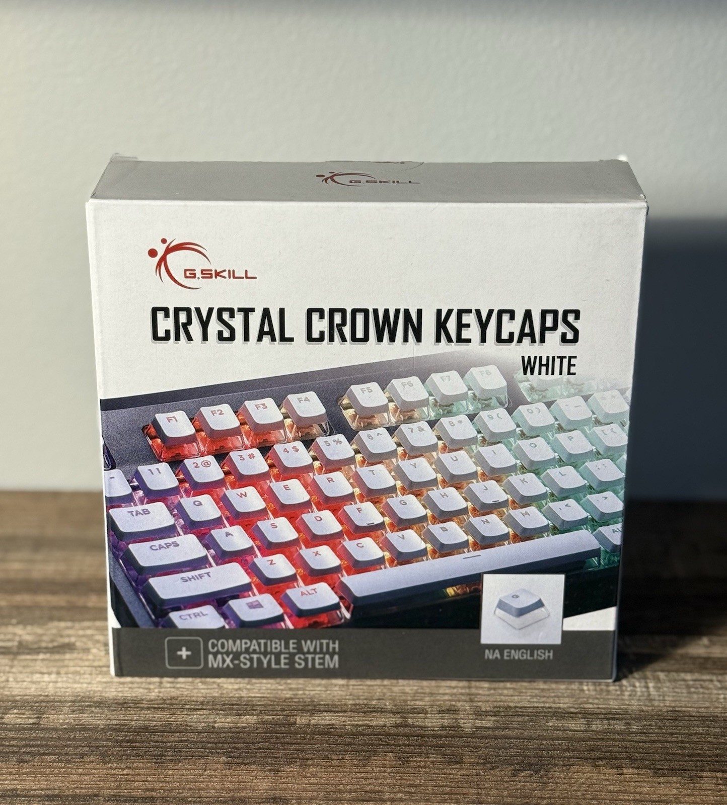 G.SKILL Crystal Crown Keycaps - White