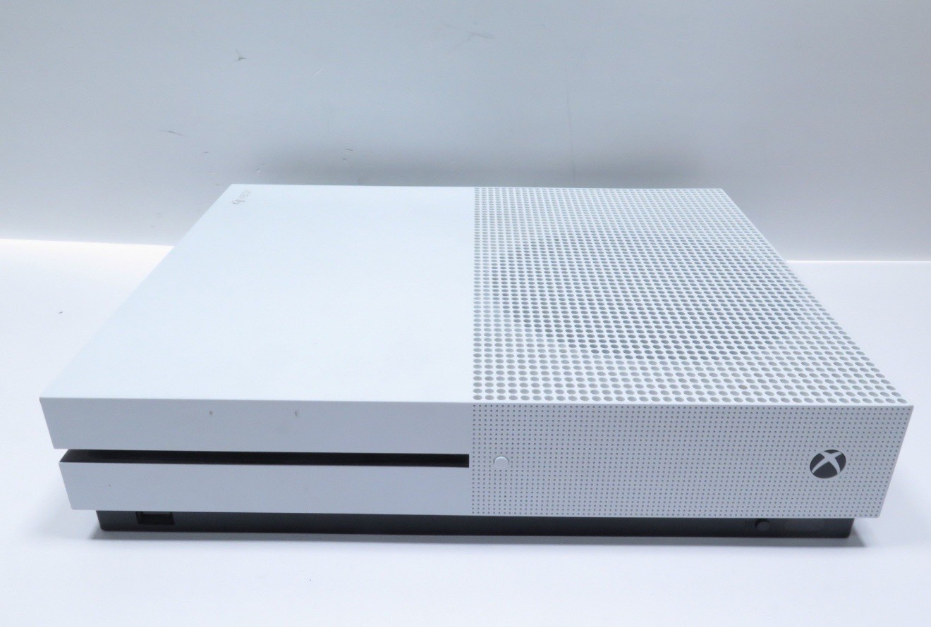 Xbox One S Console White 365GB 4K UHD Blu-ray Player Gaming System Modern