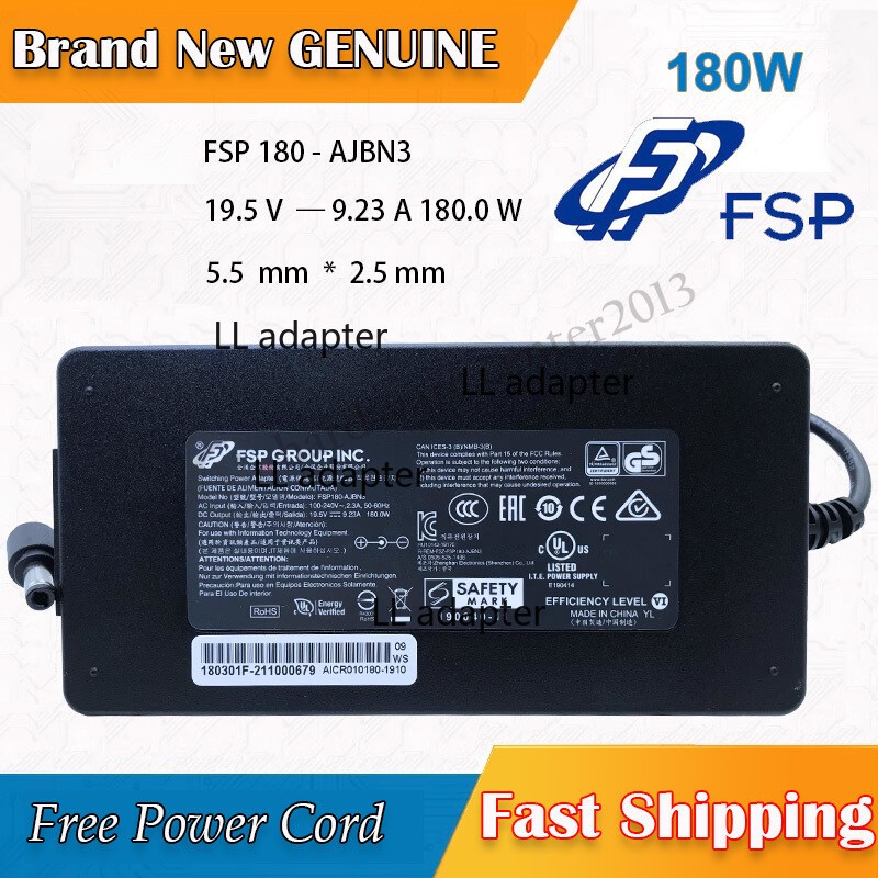 FSP180-AJBN3 Brand New Original FSP 19.5v9.23a Power Adapter Charger