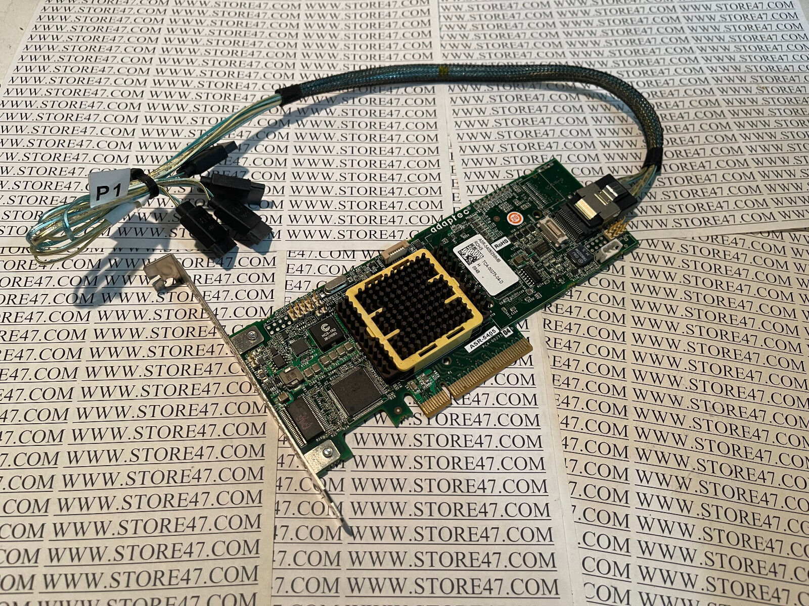 Adaptec ASR-5405 256MB Raid Controller Card WITH 4 PORT CABLE