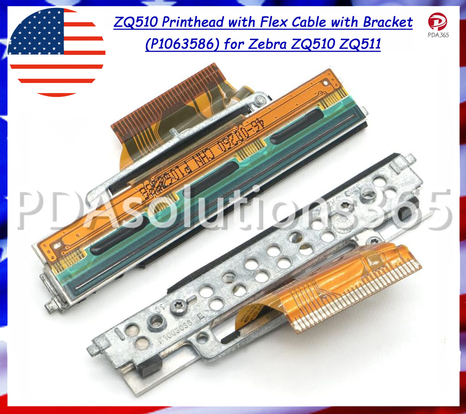 ZQ510 Printhead with Flex Cable with Bracket (P1063586) for Zebra ZQ510 ZQ511