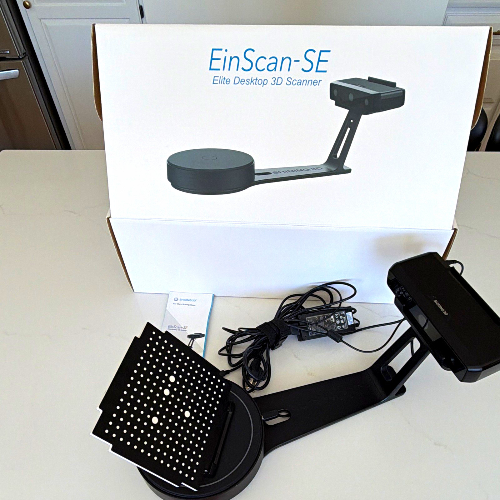 Shining 3D EinScan-SE Desktop 3D Scanner - Tested & Working - Complete in Box