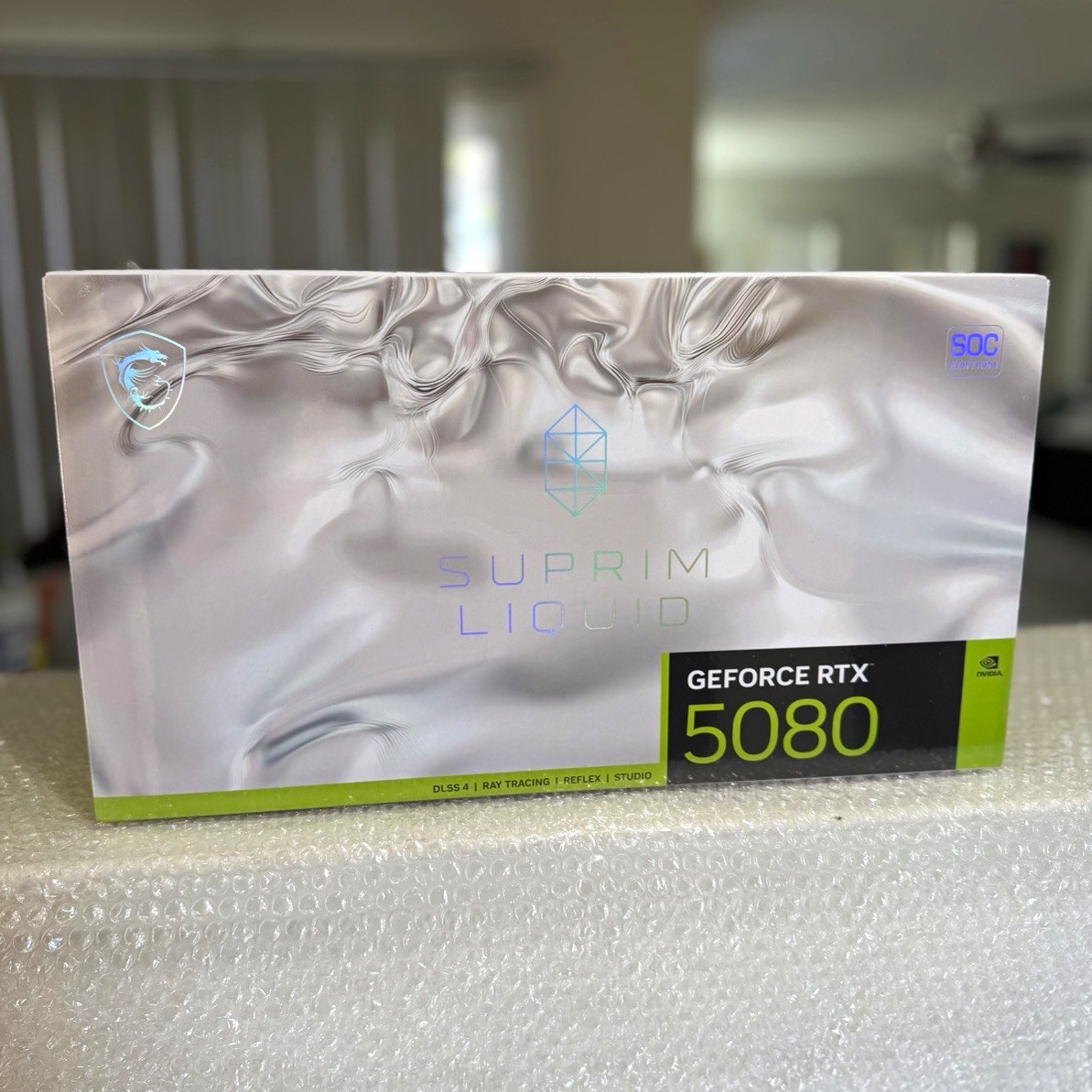 MSI SUPRIM LIQUID RTX 5080 16 GB Graphics Card