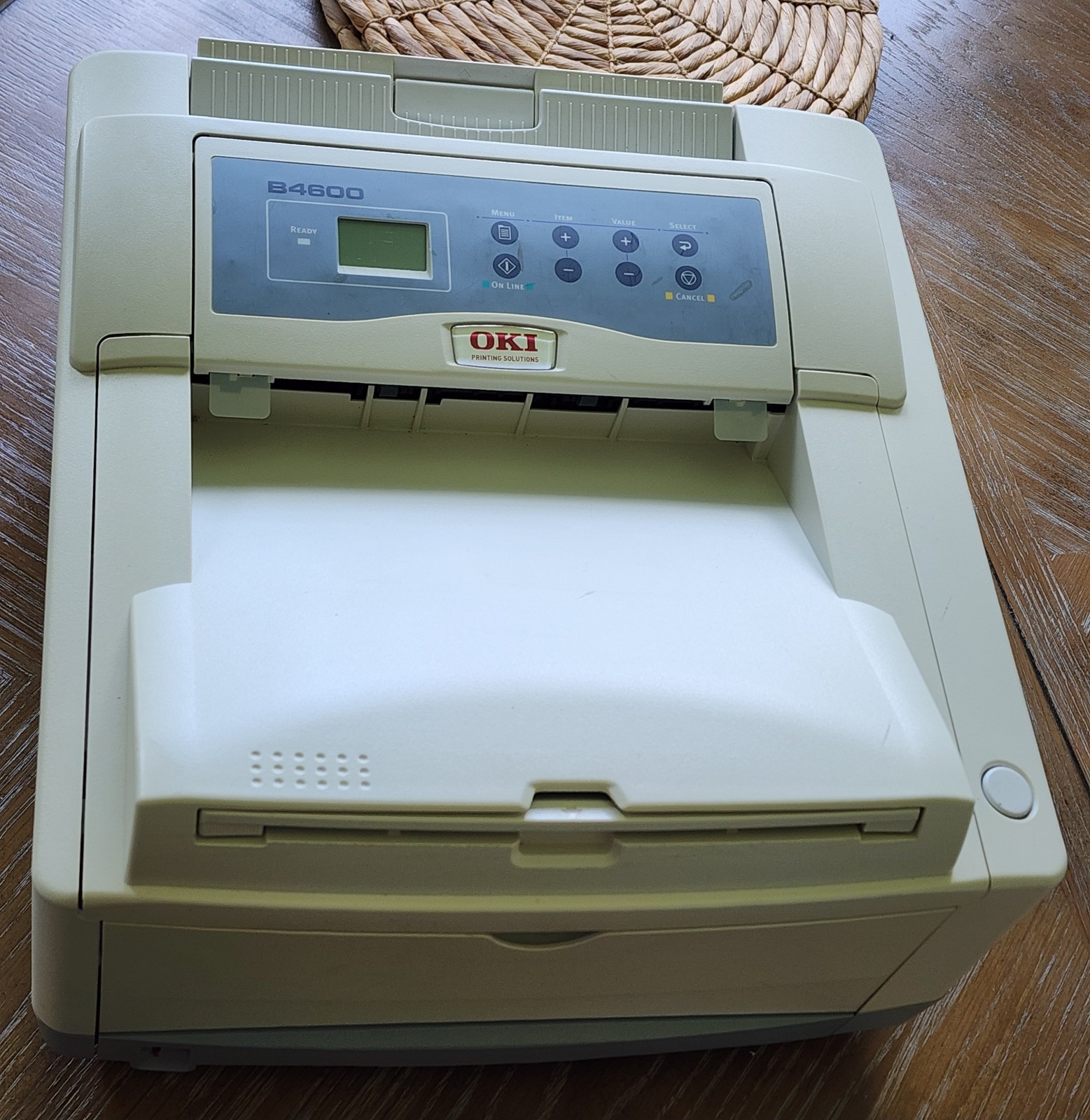 OKI B4600 Monochrome Laser Printer – Tested With Power Cable