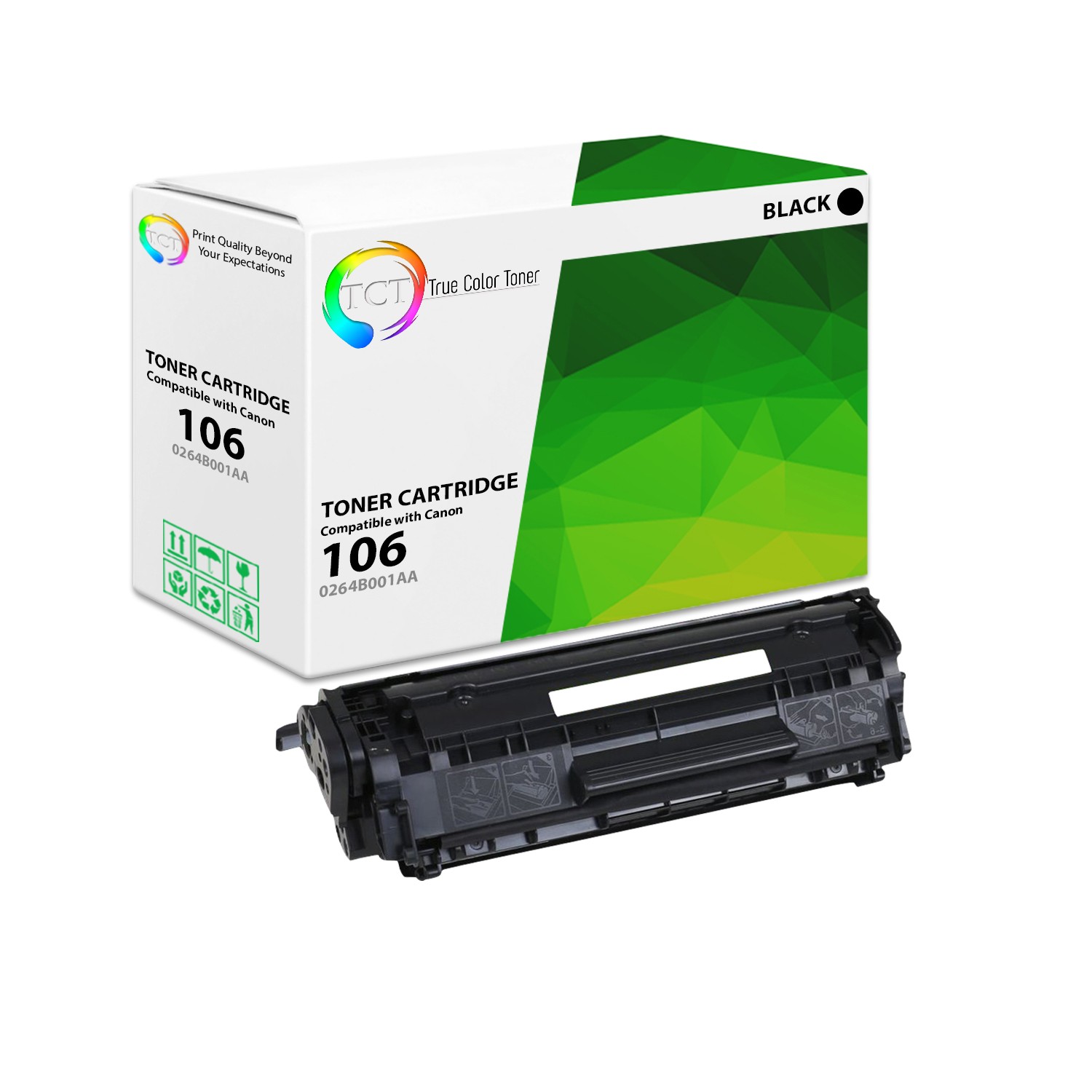 TCT Black 106 0264B001AA Toner Cartridge For Canon Imageclass MF 6530 6550 6580