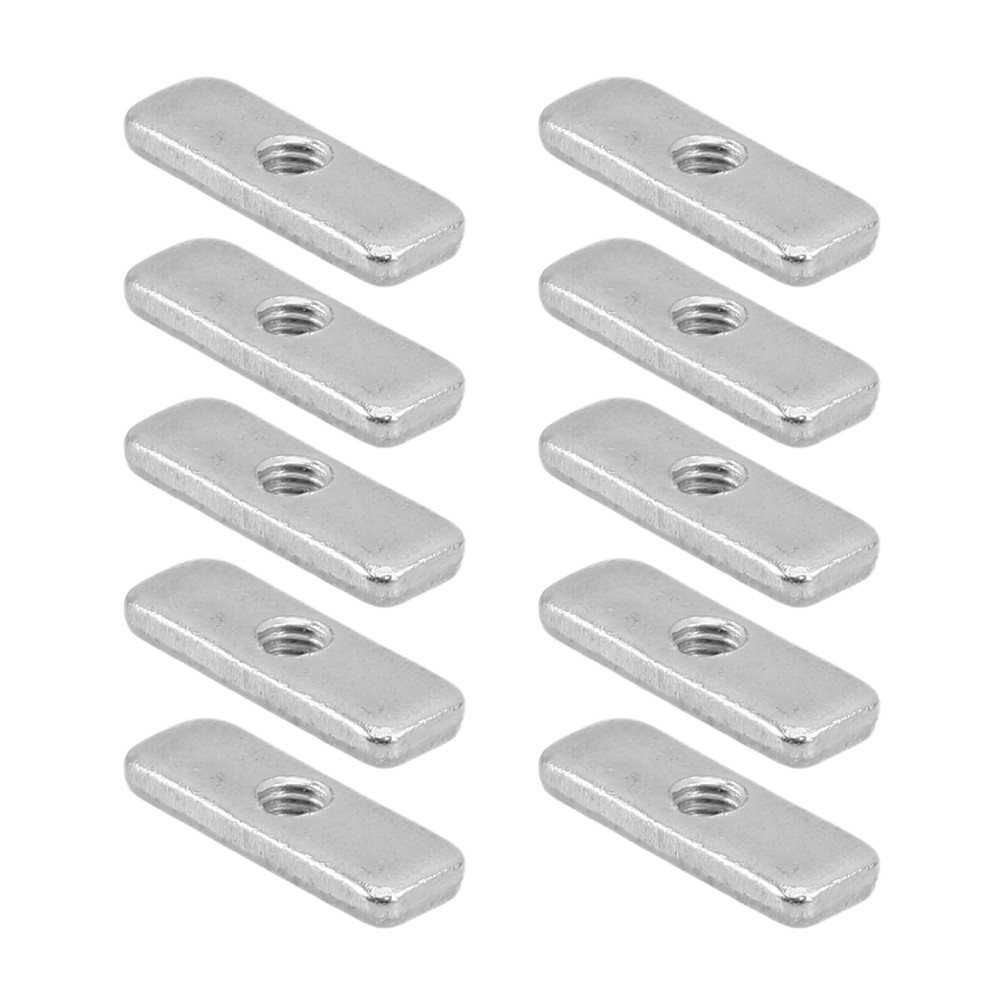 10Pcs Metal Mounting Plates for 3D Printer Parts Silver M3 Rectangular Washers