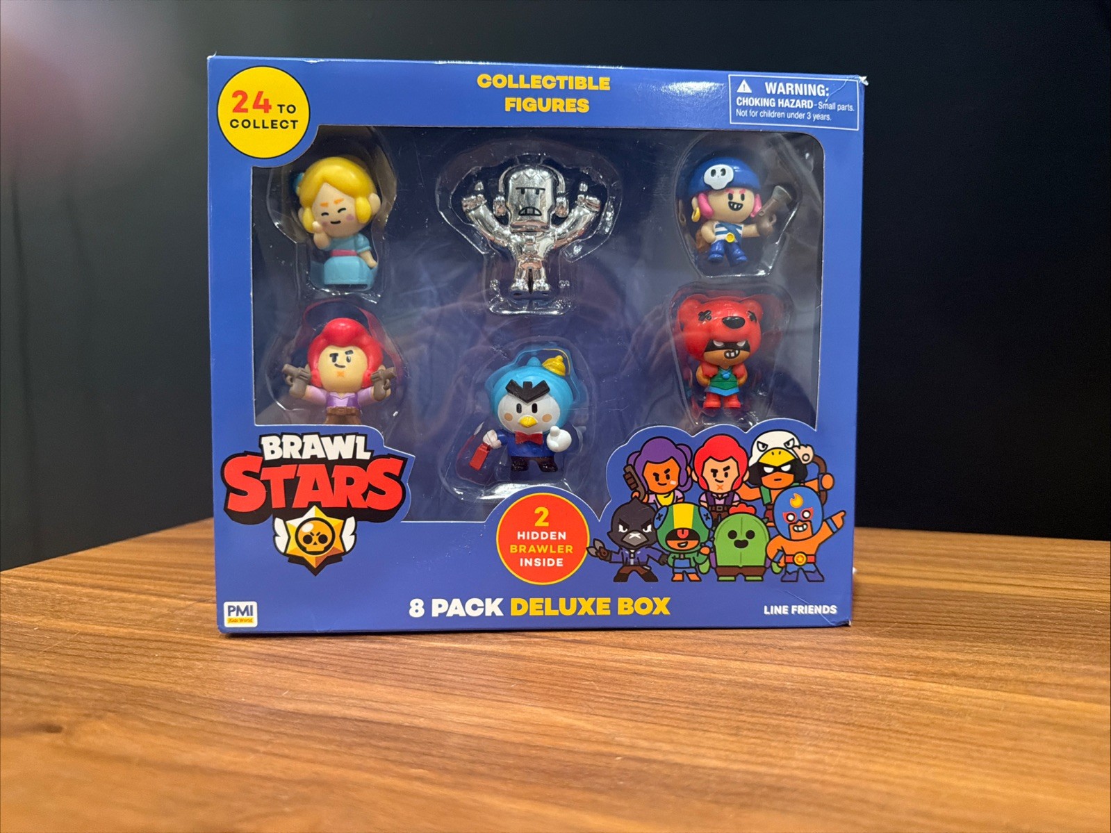 RARE NEW BRAWL STARS S1 FIGURES - 8 PACK DELUXE BOX P.M.I. Kids World - Fast 🔥