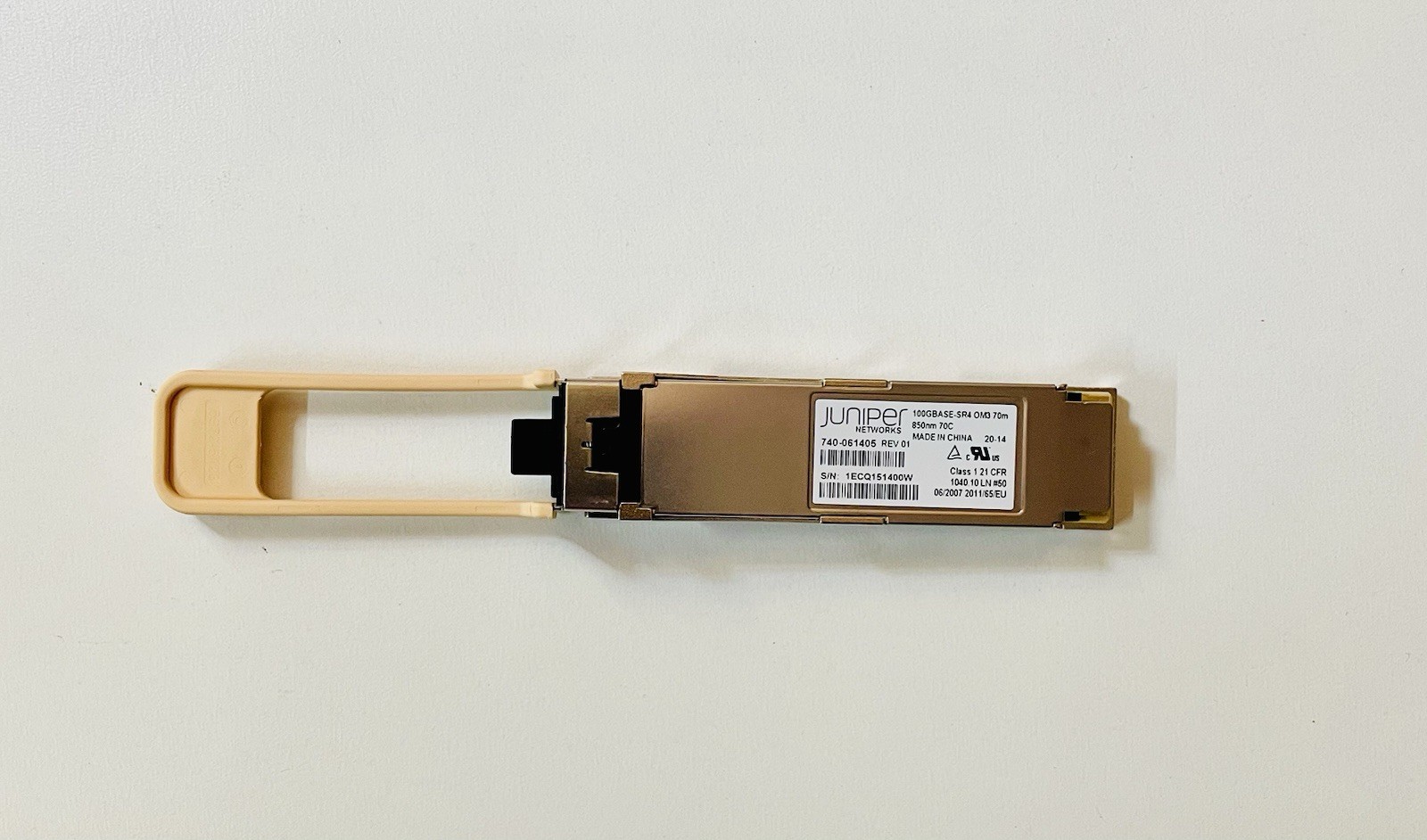 Juniper Networks GENUINE, JNP-QSFP-100G-SR4 100GE QSFP MMF