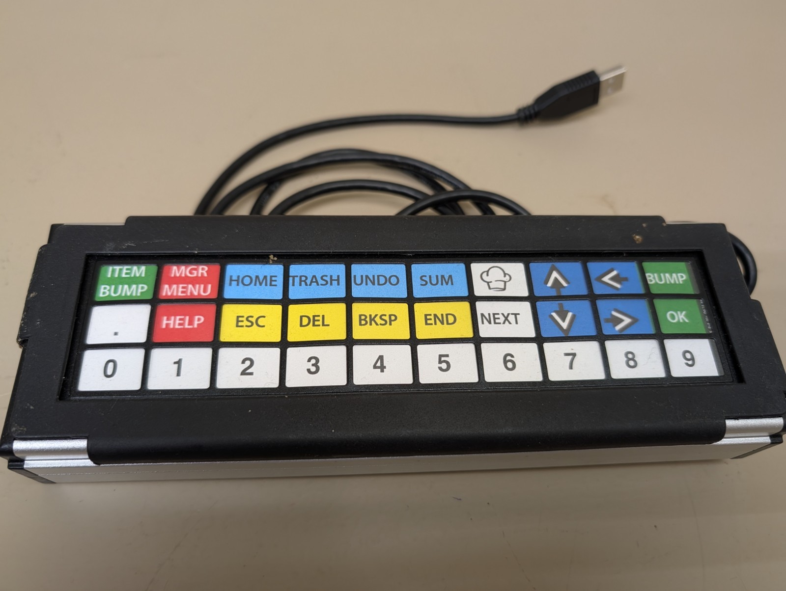 Select Electronics P/N 309503 Kitchen Display System KDS Bump Bar Keypad w/USB