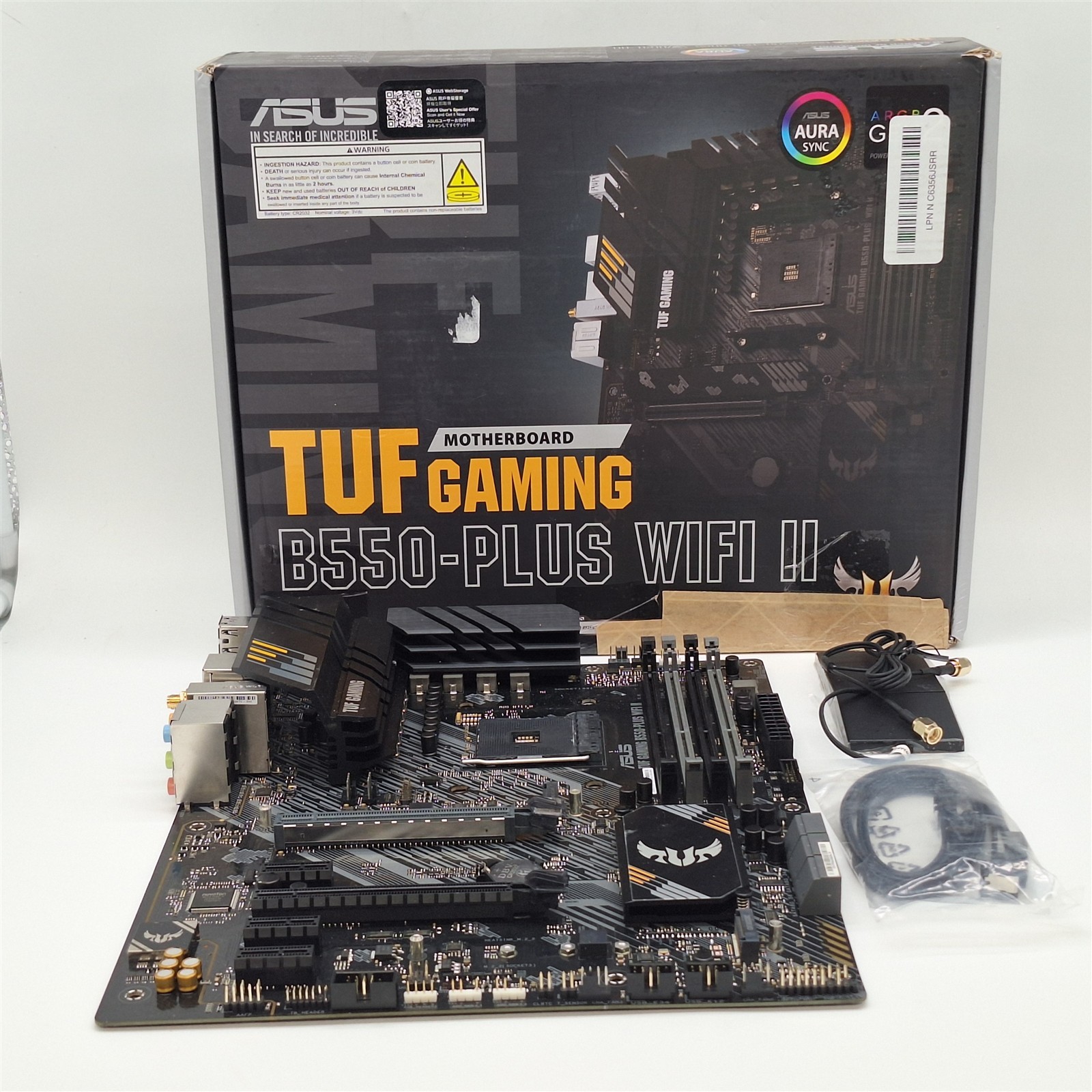 ASUS TUF Gaming B550-PLUS WiFi II AMD AM4 (3rd Gen Ryzen) ATX Gaming Motherboard